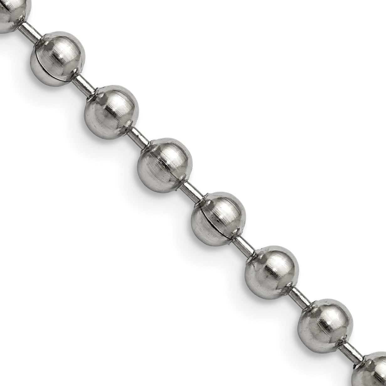 Chisel Stainless Steel Polished 5mm 24 inch Ball Chain