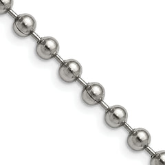 Chisel Stainless Steel Polished 5mm 24 inch Ball Chain