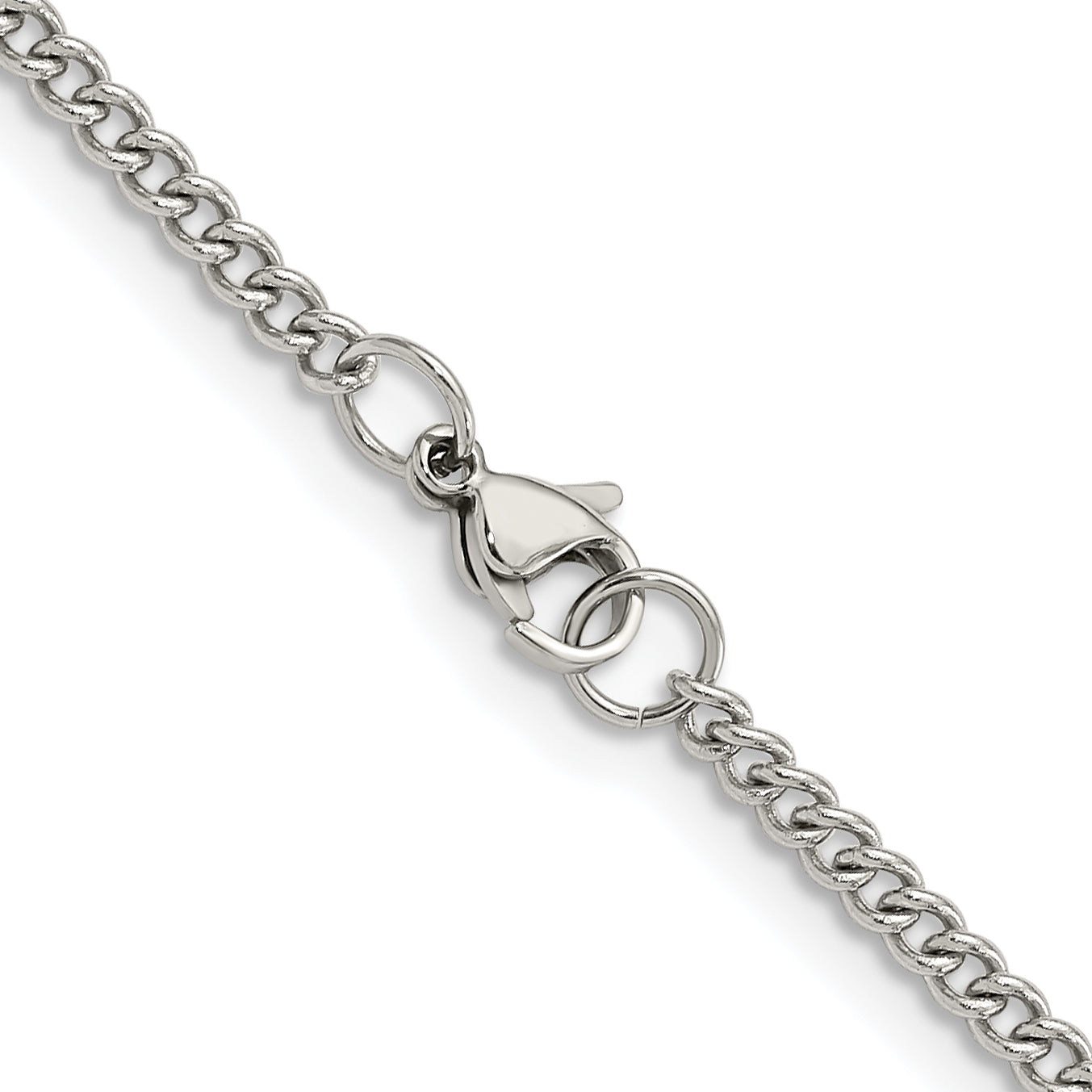 Chisel Stainless Steel Polished 3mm 20 inch Curb Chain