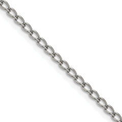 Chisel Stainless Steel Polished 3mm 18 inch Curb Chain