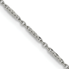 Chisel Stainless Steel Polished 1.8mm 20 inch Fancy Link Chain