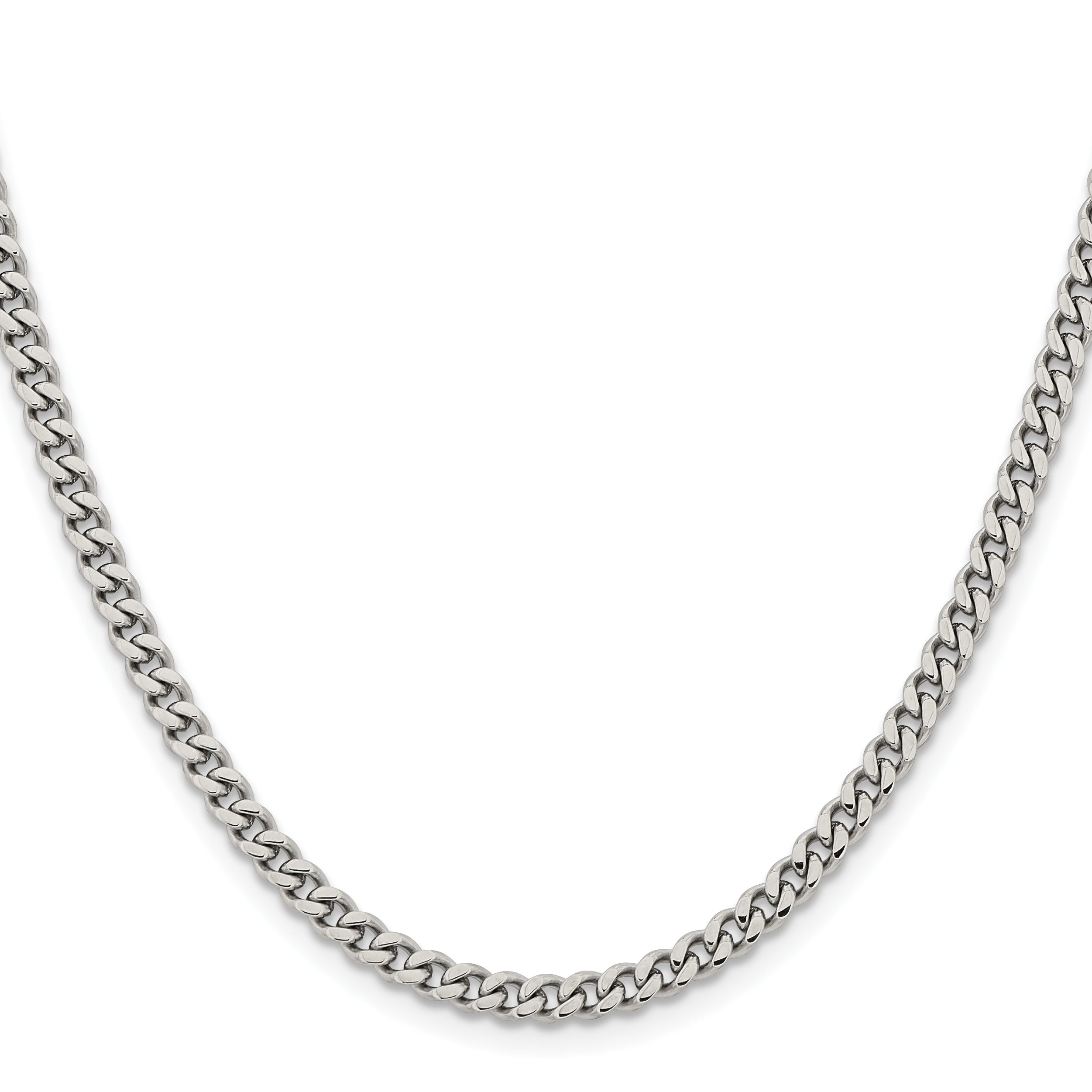 Chisel Stainless Steel Polished 4mm 18 inch Curb Chain