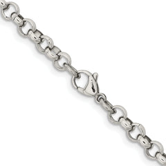 Chisel Stainless Steel Polished 6mm 18 inch Rolo Chain