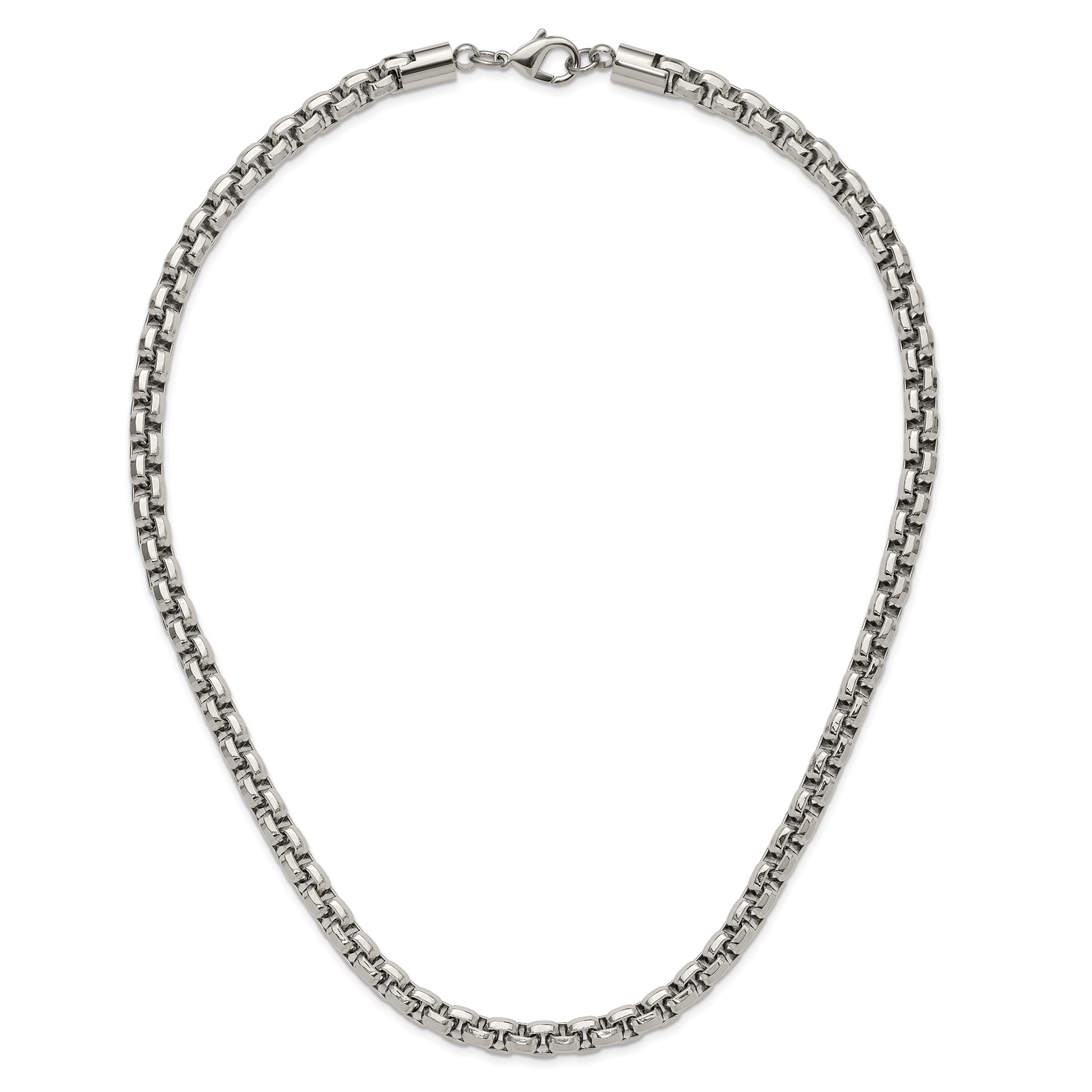 Chisel Stainless Steel Polished 24 inch Fancy Rolo Chain