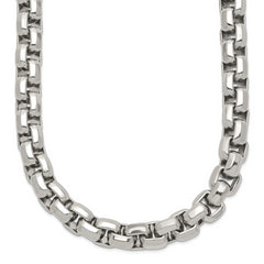 Chisel Stainless Steel Polished 24 inch Fancy Rolo Chain