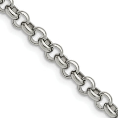 Chisel Stainless Steel Polished 6mm 36 inch Rolo Chain