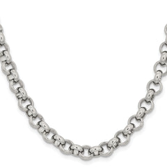 Chisel Stainless Steel Polished 8mm 18 inch Rolo Chain