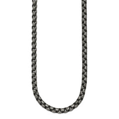 Chisel Stainless Steel Antiqued 24 inch Box Chain