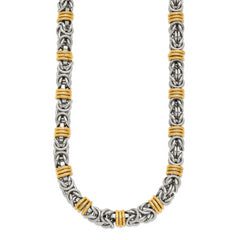 Chisel Stainless Steel Polished Yellow IP-plated 24 inch Necklace