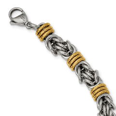 Chisel Stainless Steel Polished Yellow IP-plated 24 inch Necklace