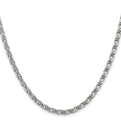 Chisel Stainless Steel Polished 18 inch Fancy Circle Link Chain