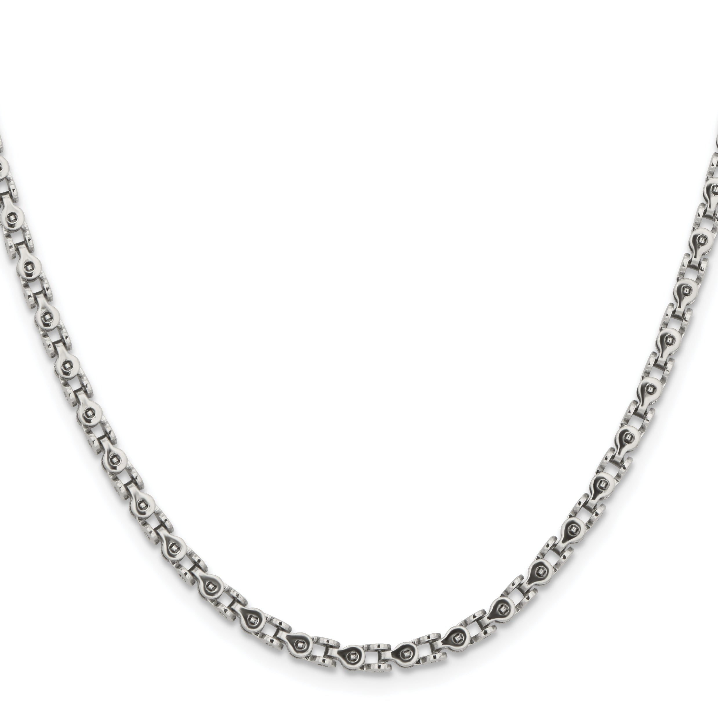 Chisel Stainless Steel Polished 18 inch Fancy Link Chain