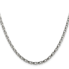 Chisel Stainless Steel Polished 18 inch Fancy Link Chain