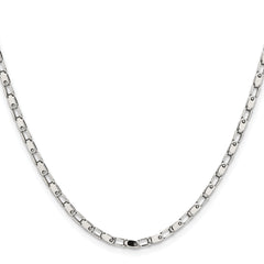 Chisel Stainless Steel Polished 18 inch Fancy Link Chain