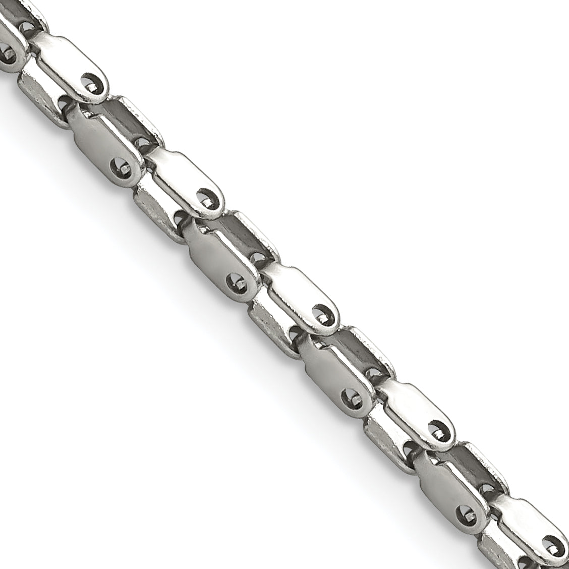 Chisel Stainless Steel Polished 24 inch Fancy Link Chain