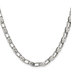 Chisel Stainless Steel Polished 18 inch Fancy Link Chain