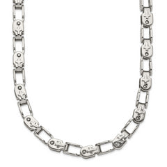 Chisel Stainless Steel Polished 24 inch Fancy Link Chain