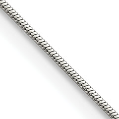 Chisel Stainless Steel Polished 1.2mm Square Snake 24 inch Chain