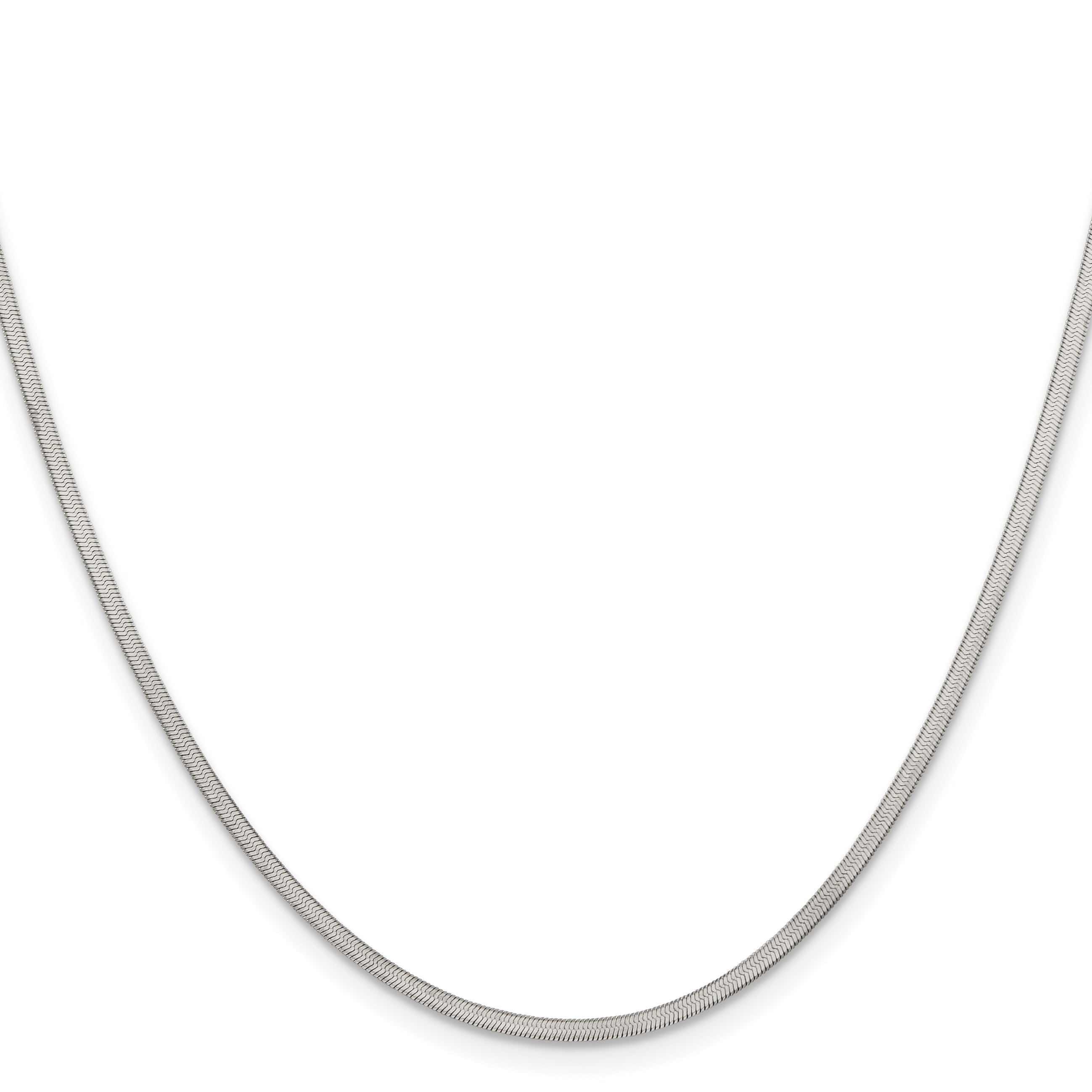 Chisel Stainless Steel Polished 1.8mm 20 inch Herringbone Chain