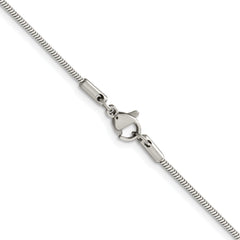 Chisel Stainless Steel Polished 1.8mm 20 inch Herringbone Chain