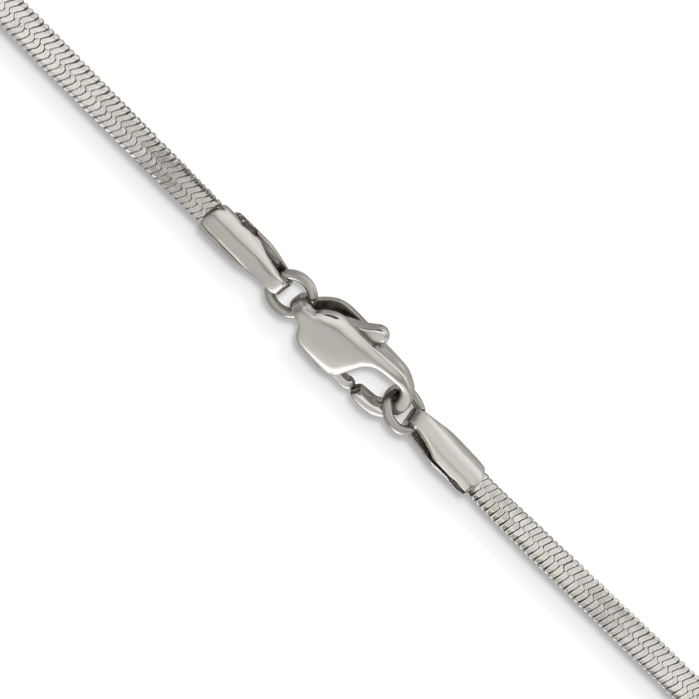 Chisel Stainless Steel Polished 2.3mm 20 inch Herringbone Chain