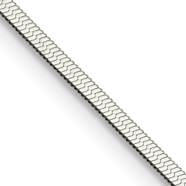 Chisel Stainless Steel Polished 2.3mm 24 inch Herringbone Chain