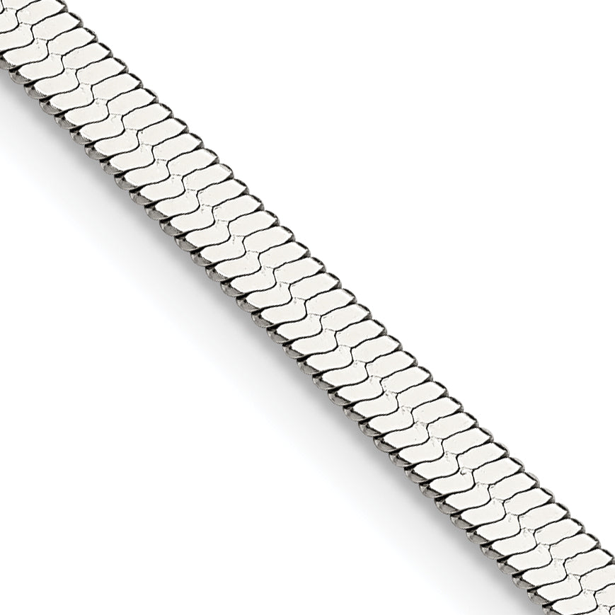 Chisel Stainless Steel Polished 3.90mm 24 inch Herringbone Chain