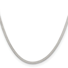 Chisel Stainless Steel Polished 3.4mm 20 inch Herringbone Chain