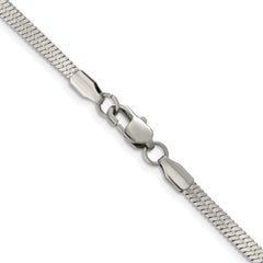 Chisel Stainless Steel Polished 3.4mm 20 inch Herringbone Chain