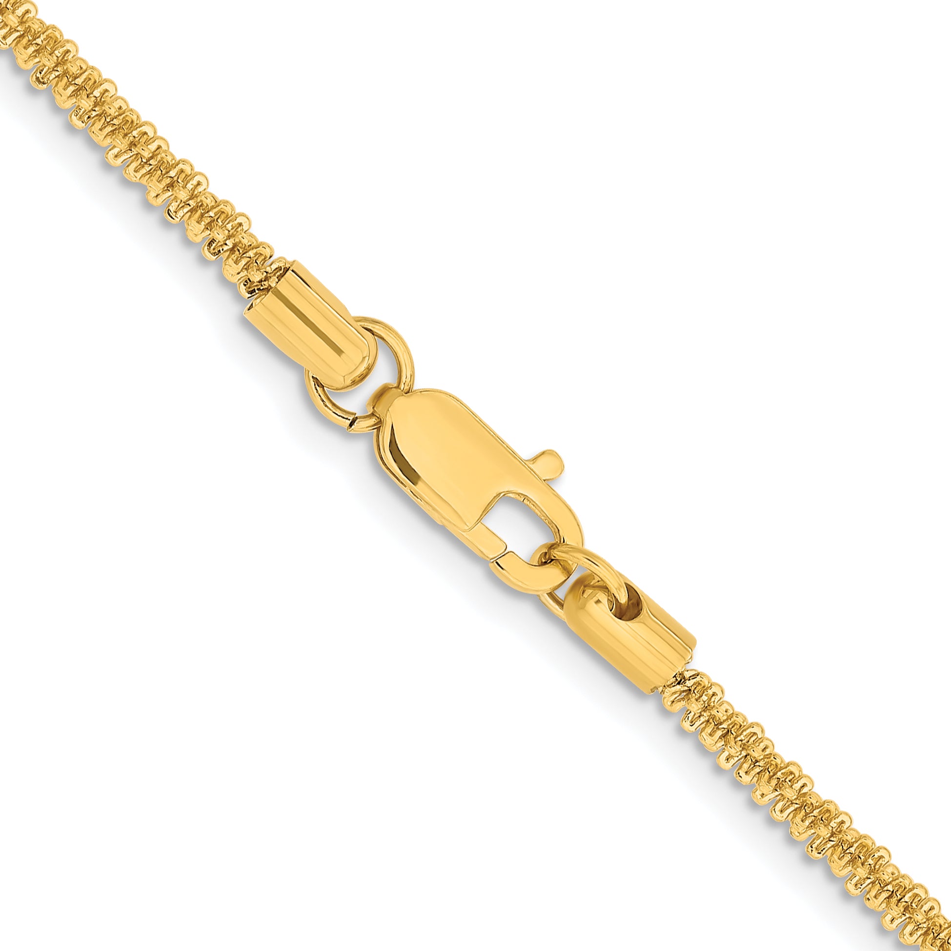 Chisel Stainless Steel Polished Yellow IP-plated 3mm 20 inch Cyclone Chain