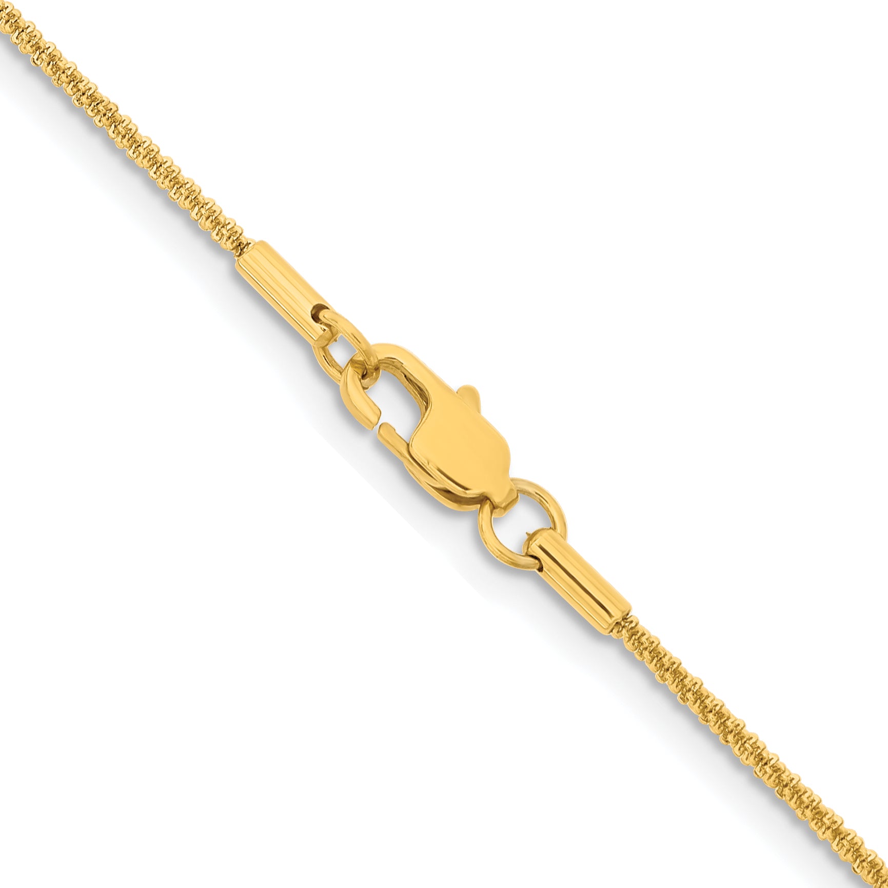 Chisel Stainless Steel Polished Yellow IP-plated 1.7mm 20 inch Cyclone Chain