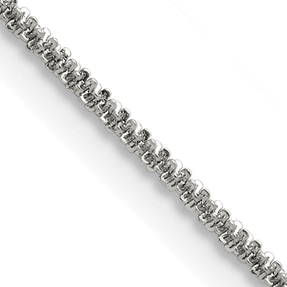 Chisel Stainless Steel Polished 1.7mm 24 inch Cyclone Chain