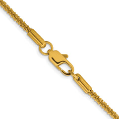 Chisel Stainless Steel Polished Yellow IP-plated 2.2mm 20 inch Cyclone Chain