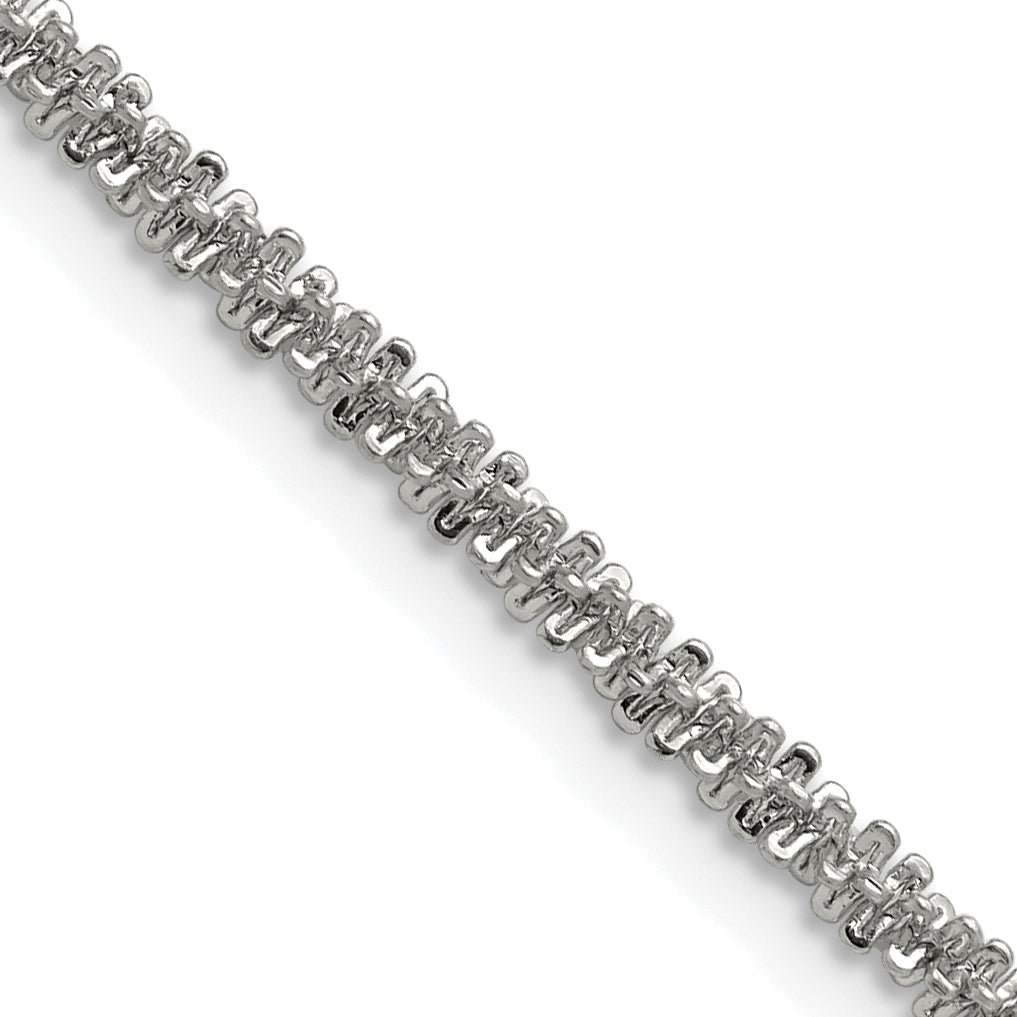 Chisel Stainless Steel Polished 3.3mm 24 inch Cyclone Chain