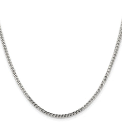 Chisel Stainless Steel Polished 2.5mm 18 inch Franco Chain