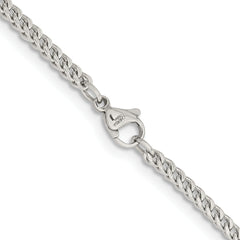 Chisel Stainless Steel Polished 2.5mm 18 inch Franco Chain