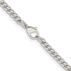 Chisel Stainless Steel Polished 3mm 18 inch Franco Chain