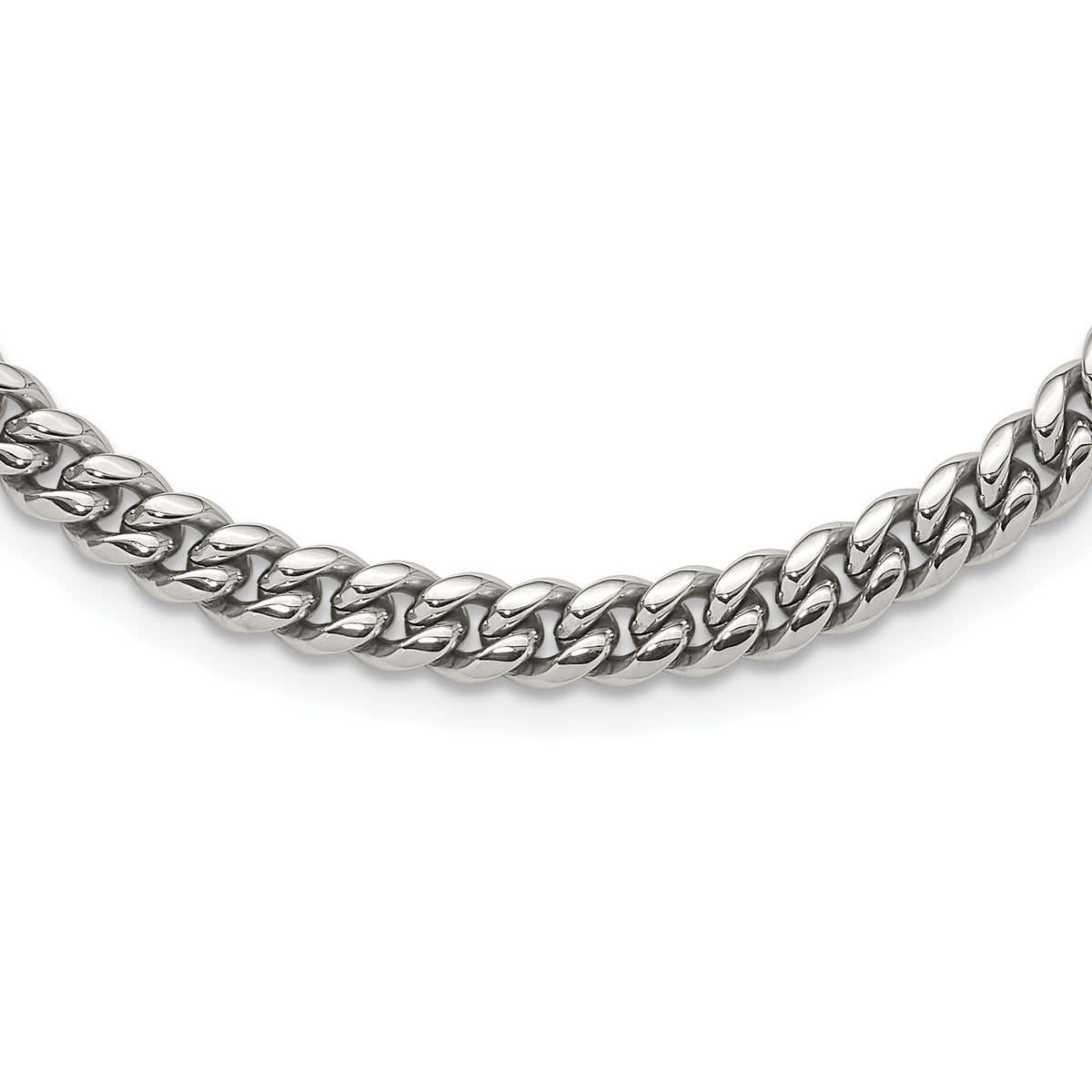 Chisel Stainless Steel Polished 6mm 24 inch Curb Chain