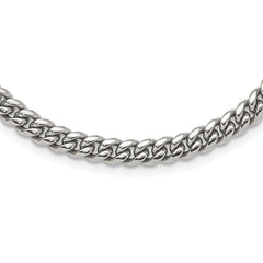 Chisel Stainless Steel Polished 6mm 24 inch Curb Chain