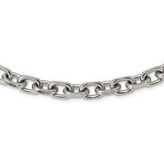 Chisel Stainless Steel Polished 8.5mm 24 inch Cable Chain