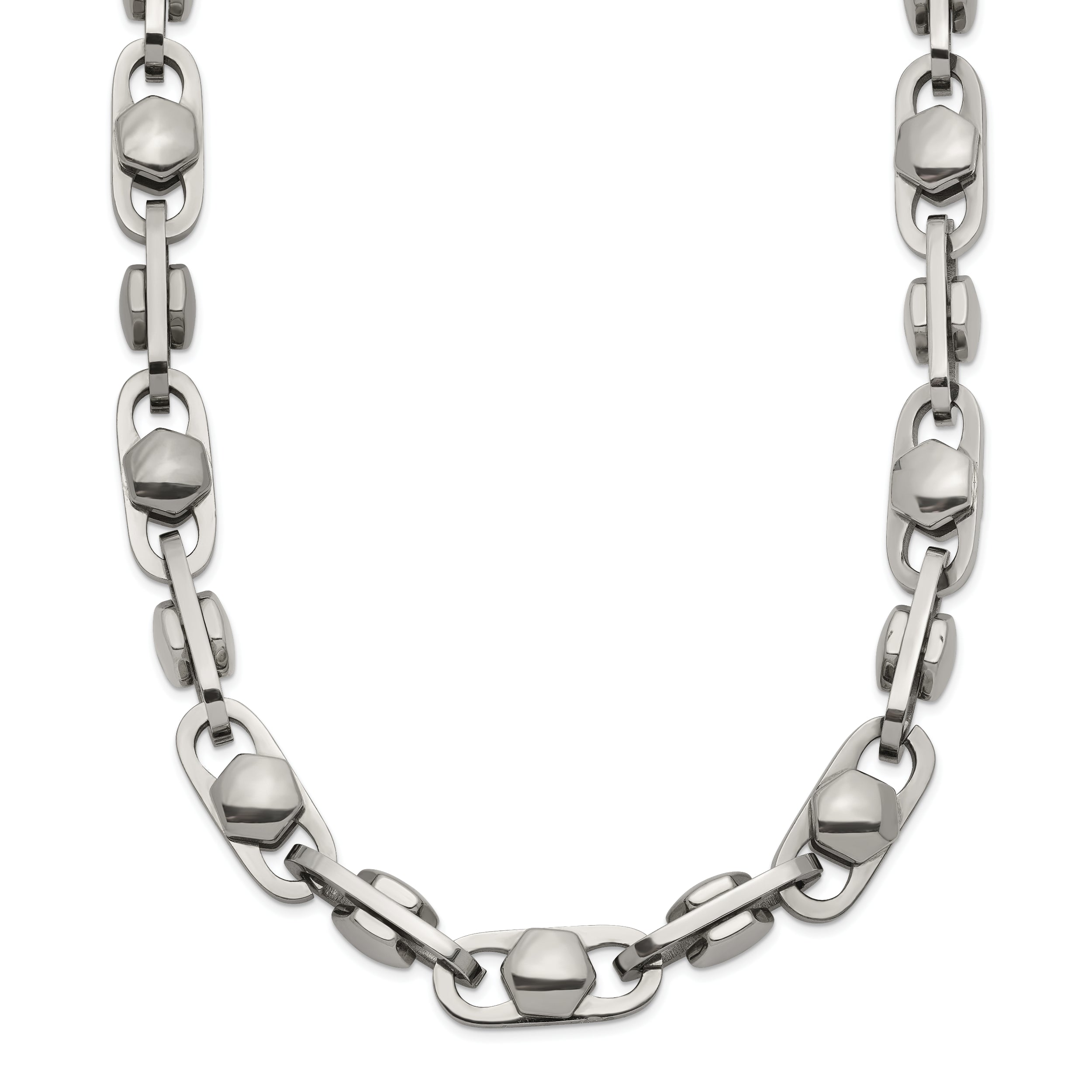 Chisel Stainless Steel Polished 6.50mm 24 inch Necklace