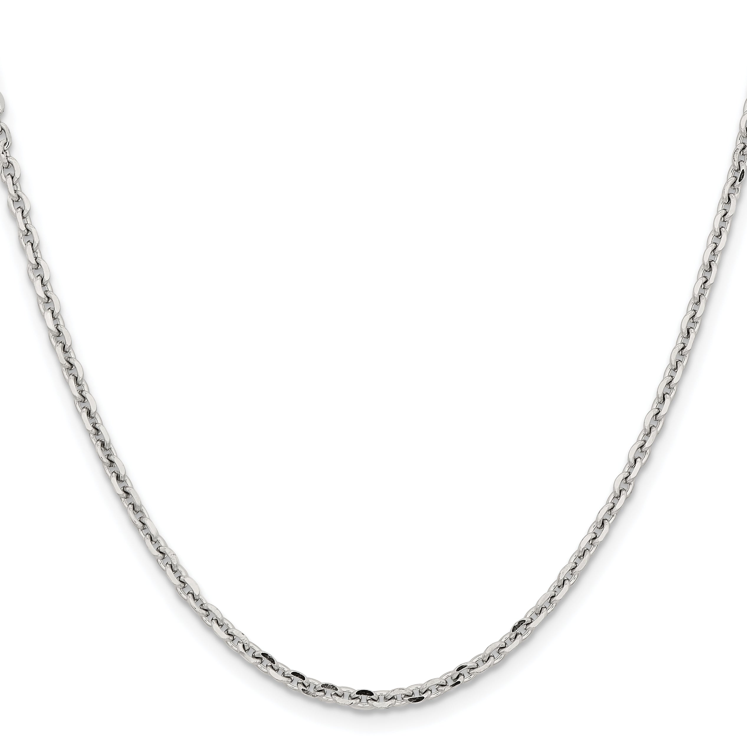 Chisel Stainless Steel Polished 2.7mm 18 inch Cable Chain