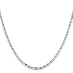 Chisel Stainless Steel Polished 2.7mm 18 inch Cable Chain