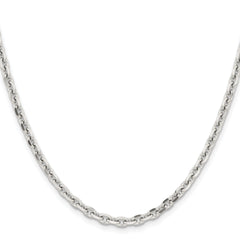 Chisel Stainless Steel Polished 4.3mm 20 inch Cable Chain