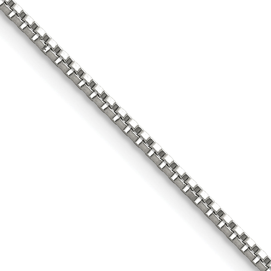 Chisel Stainless Steel Polished 1.5mm 24 inch Box Chain