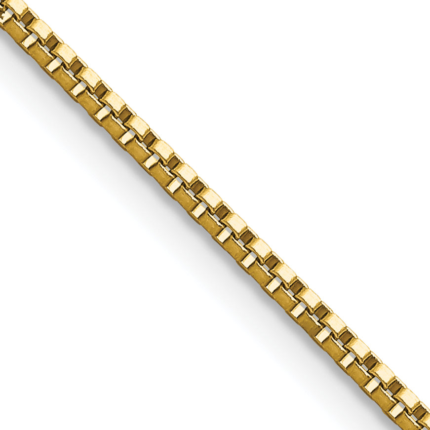 Chisel Stainless Steel Polished Yellow IP-plated 1.5mm 24 inch Box Chain