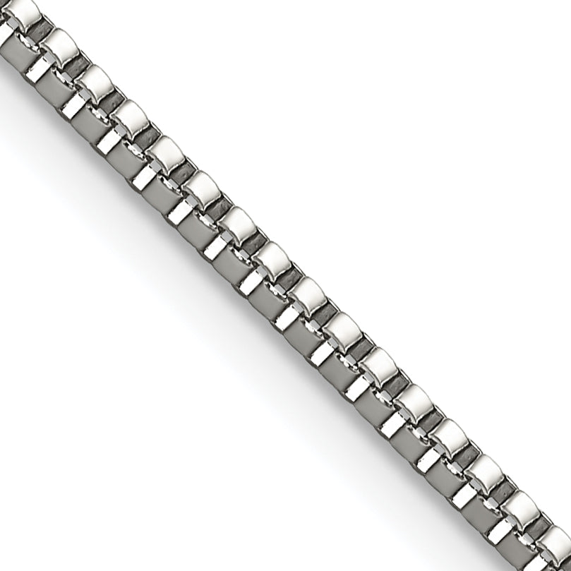 Chisel Stainless Steel Polished 2mm 24 inch Box Chain