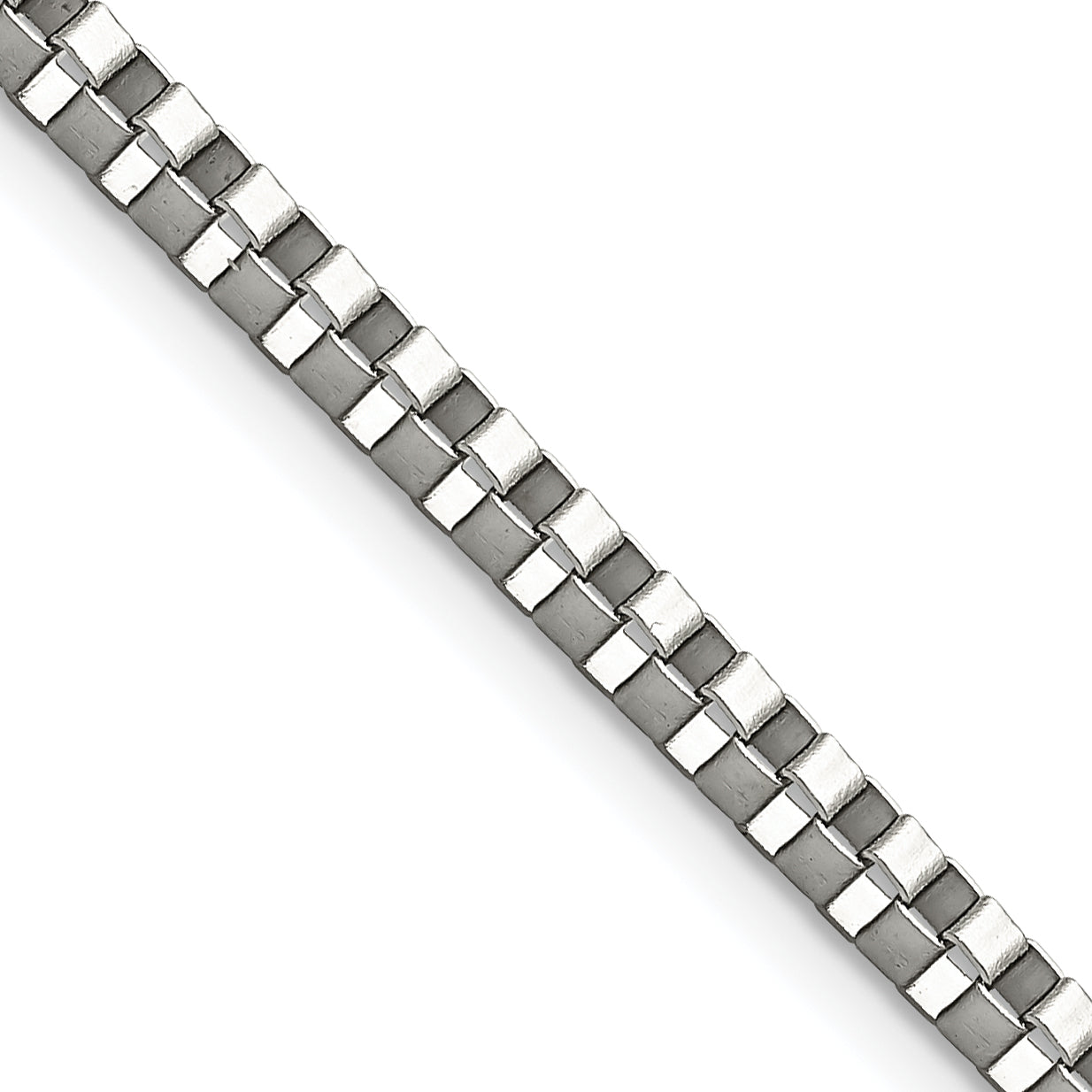 Chisel Stainless Steel Polished 3.2mm 30 inch Box Chain