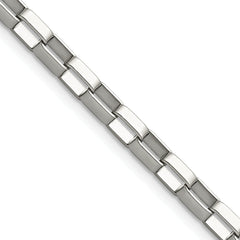 Chisel Stainless Steel Polished 4.8mm 30 inch Square Link Chain