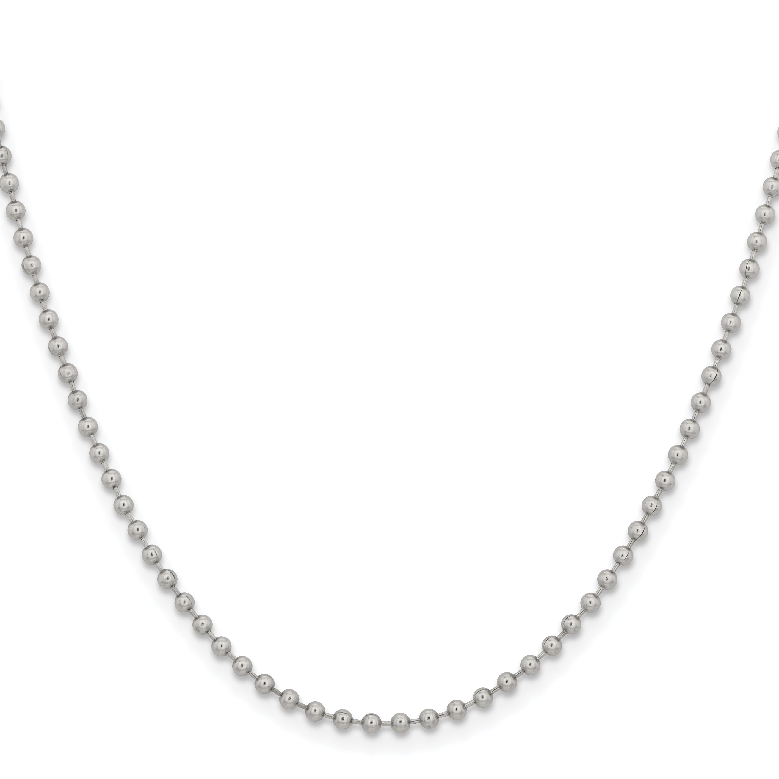 Chisel Stainless Steel Polished 2.4mm 16 inch Ball Chain